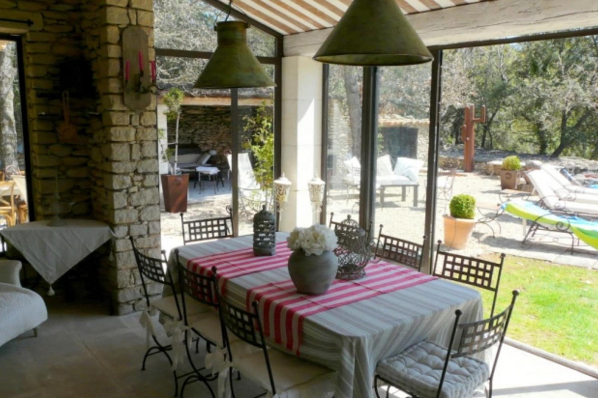 Beautiful Provencal Villa With Pool And Jacuzzi ลาคอสต์ ภายนอก รูปภาพ